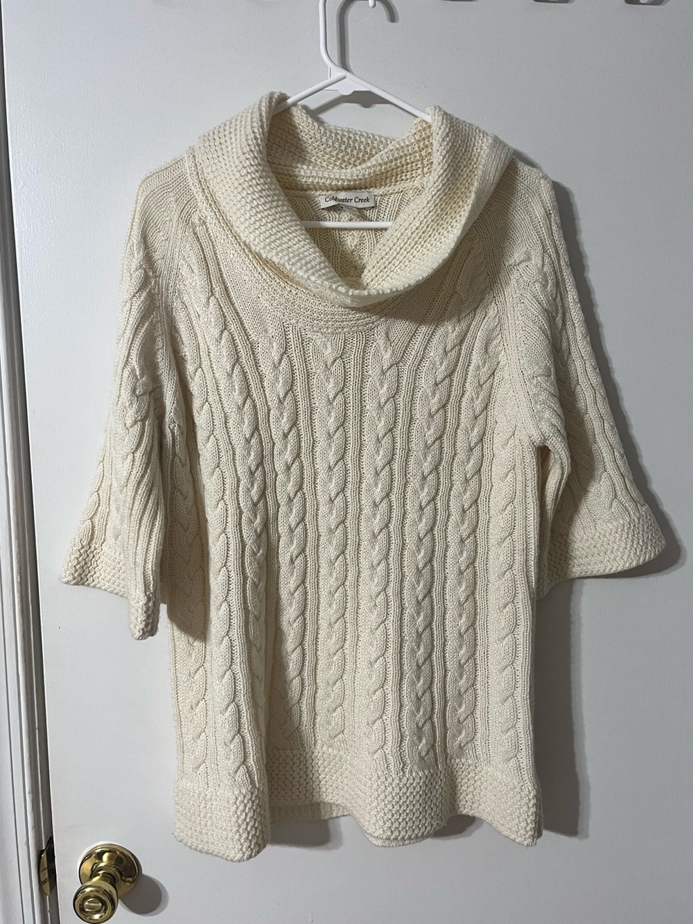 Coldwater Creek Wool Blend Cowl Neck Sweater